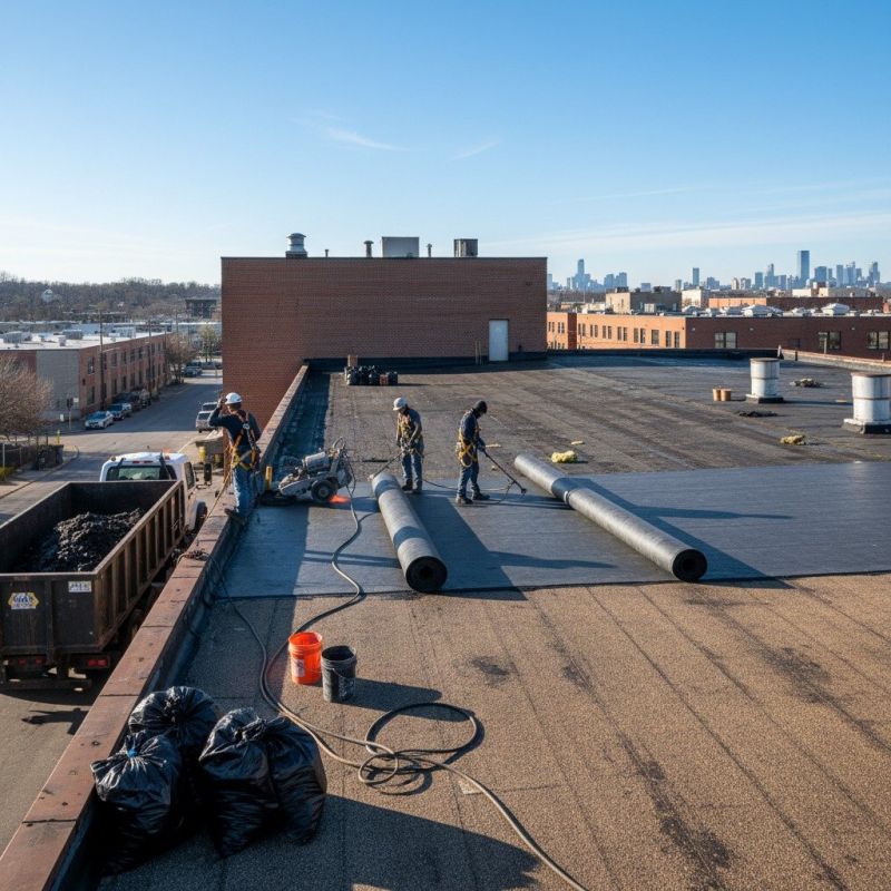 Flat Roof Replacement in Springfield, OH