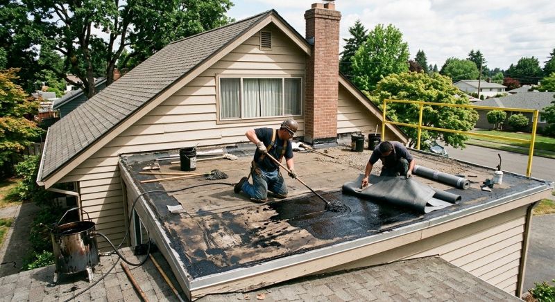 Flat Roof Tar Repair in Xenia, OH