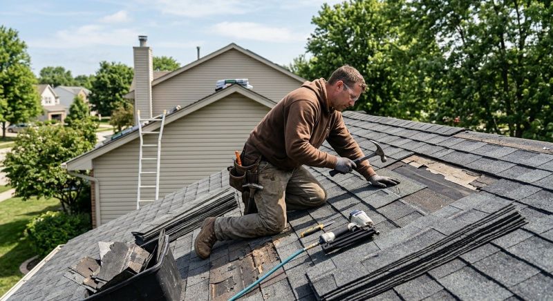 House Roof Repair in Spring Valley, OH