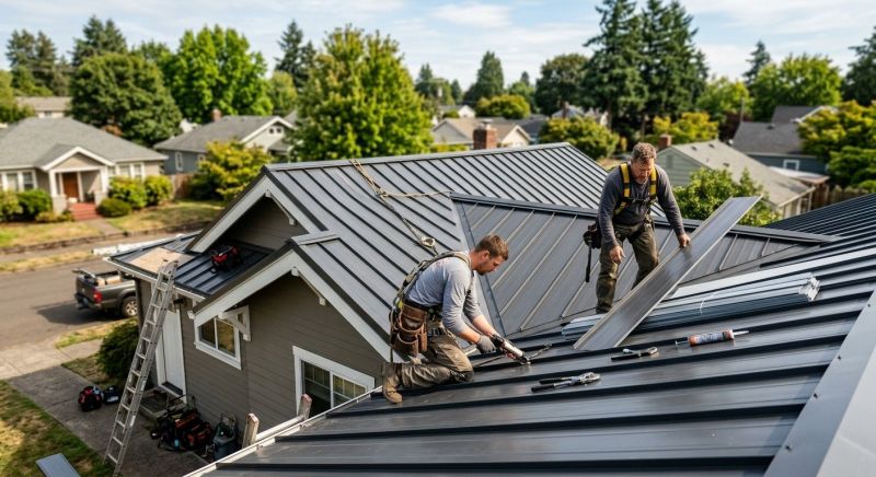 Metal Roof Repair in Springboro, OH