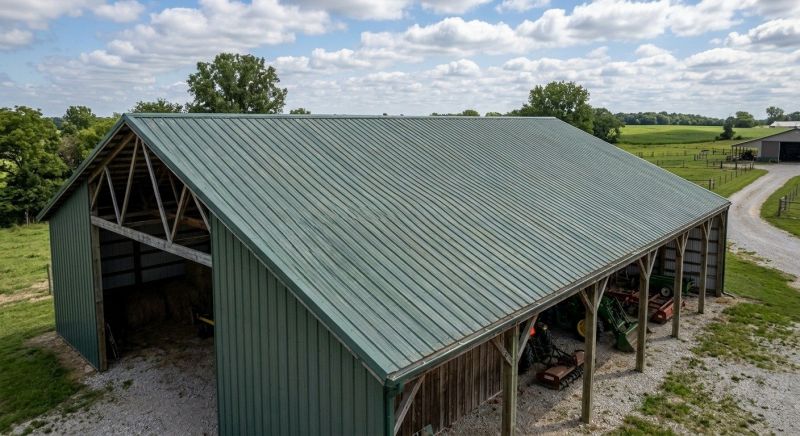 Pole Barn Roof Repair in South Solon, OH