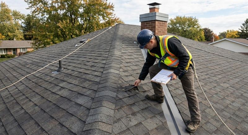 Roof Damage Inspection in Xenia, OH