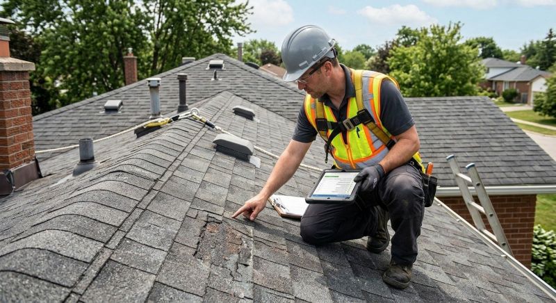 Roof Damage Inspection in Xenia, OH