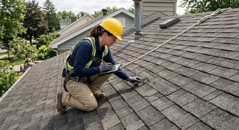 Roof Damage Inspection in Vandalia, OH