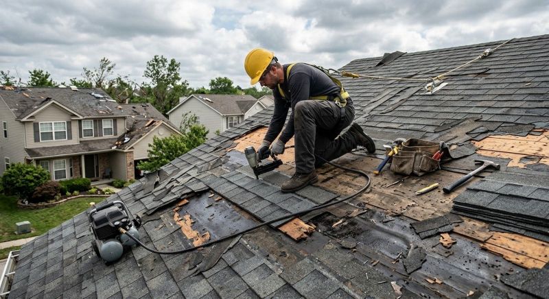 Roof Damage Repair in Clarksville, OH