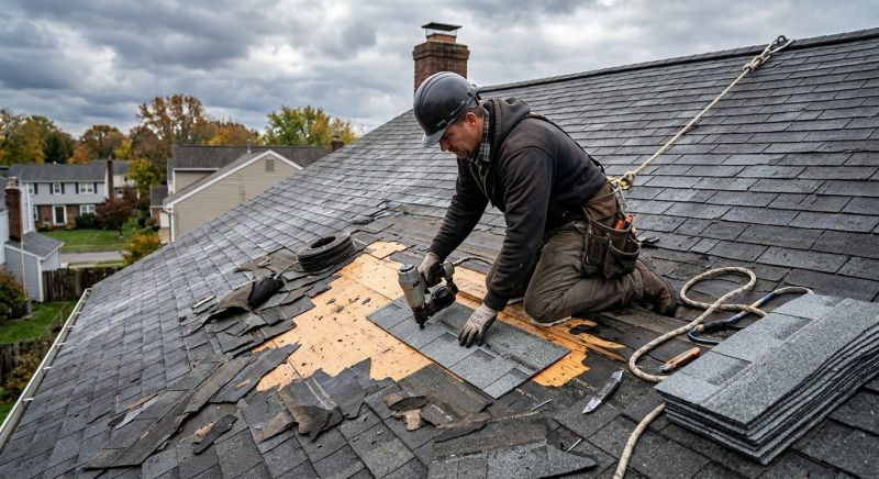 Roof Damage Restoration in Clark County, OH