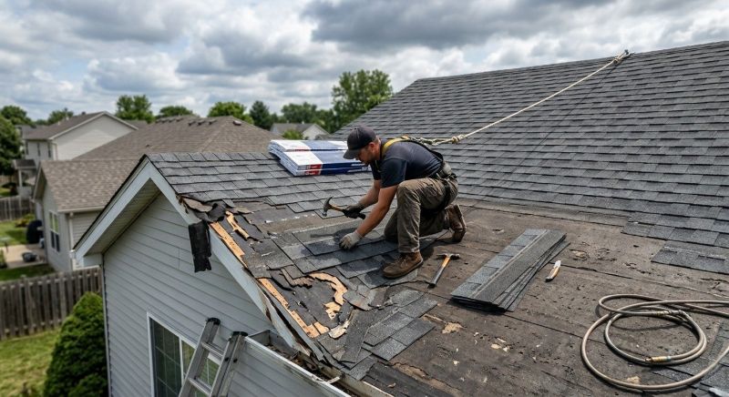 Roof Damage Restoration in Greene County, OH