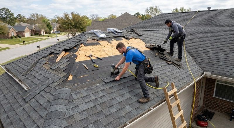 Roof Damage Restoration in Jamestown, OH