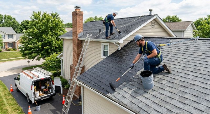 Roof Sealing in New Lebanon, OH