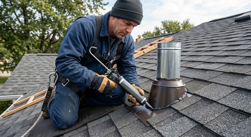 Roof Vent Flashing Repair in Xenia, OH