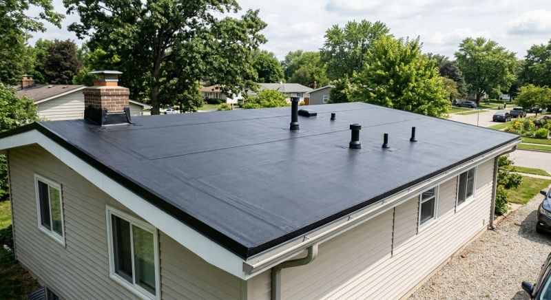Rubber Roof Installation in Xenia, OH