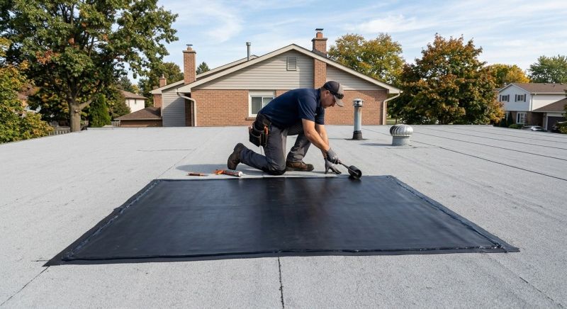 Rubber Roof Repair in Xenia, OH