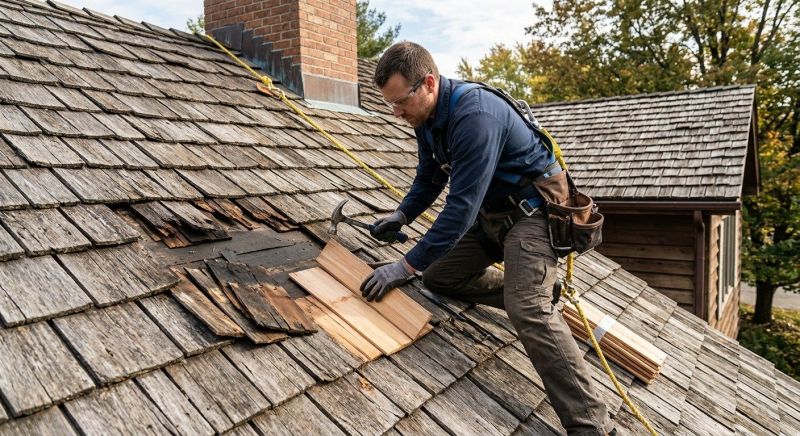Shake Shingle Repair in Fairborn, OH