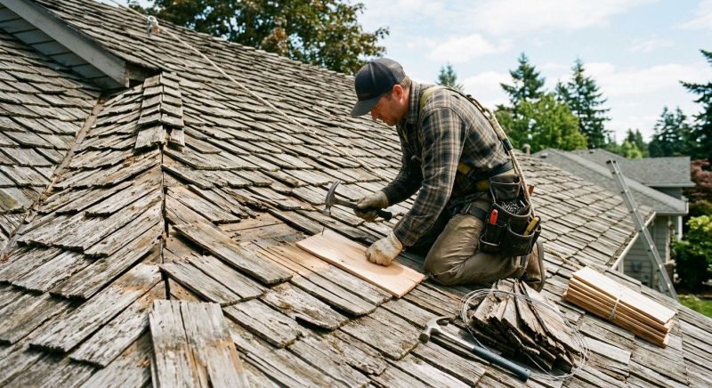 Shake Shingle Repair in Franklin, OH