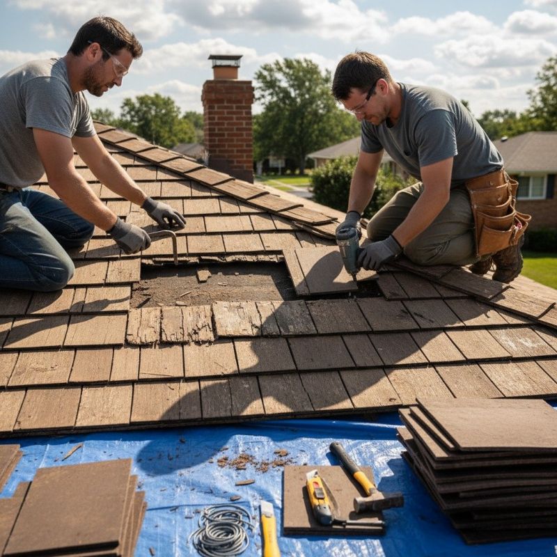 Shake Shingle Repair in Franklin, OH