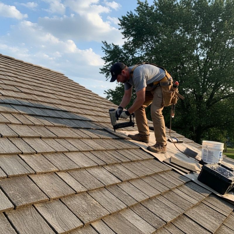 Shake Shingle Repair in Medway, OH