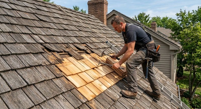 Shake Shingle Repair in Morrow, OH