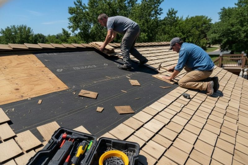 Shake Shingle Repair in Spring Valley, OH