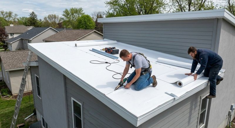 Single Ply Roof Installation in Dayton, OH
