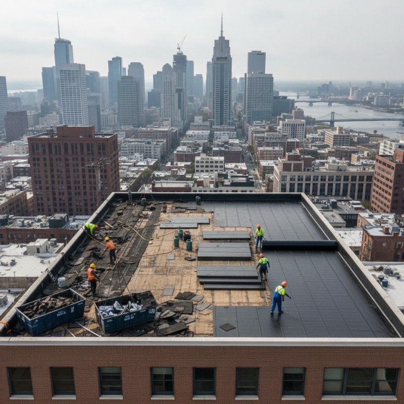 Single Ply Roof Replacement in Spring Valley, OH