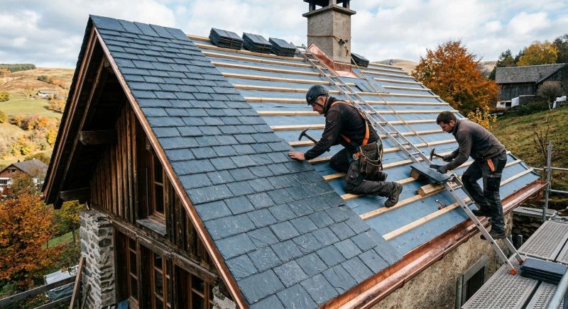 Slate Roof Installation in Springfield, OH