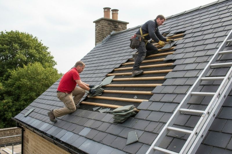 Slate Roof Repair in Morrow, OH