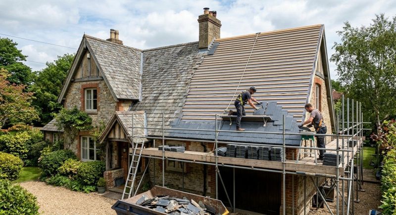 Slate Roof Replacement in Bellbrook, OH