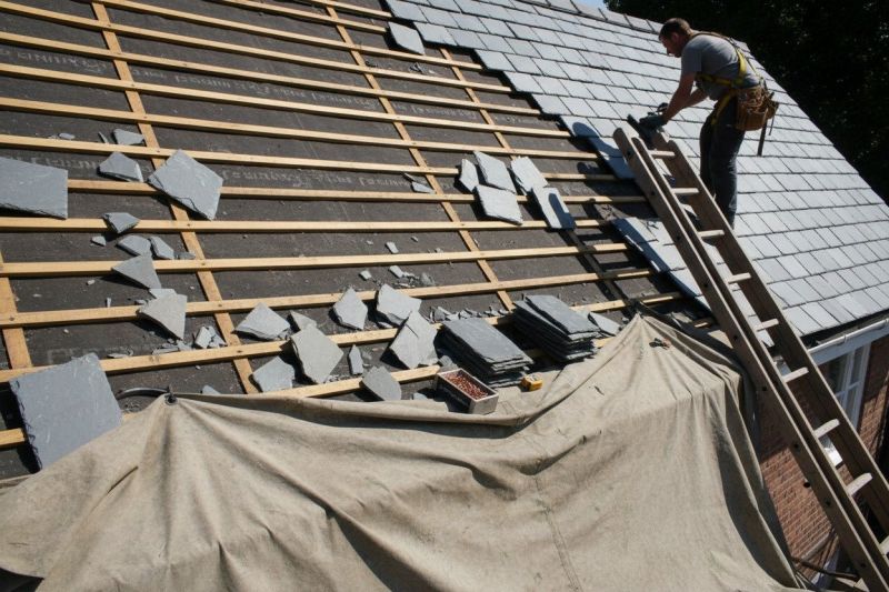 Slate Roof Replacement in Clarksville, OH