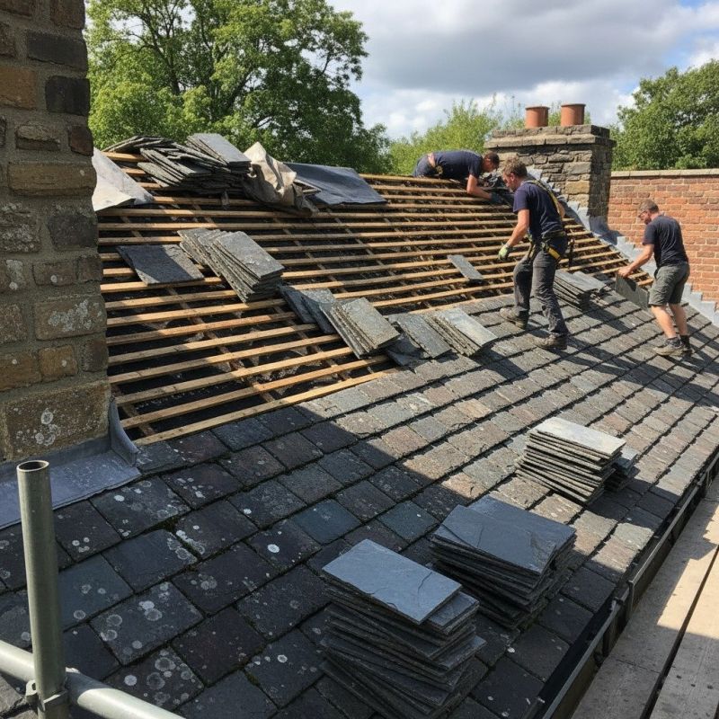 Slate Roof Replacement in Englewood, OH