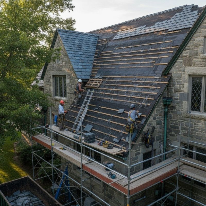 Slate Roof Replacement in Xenia, OH