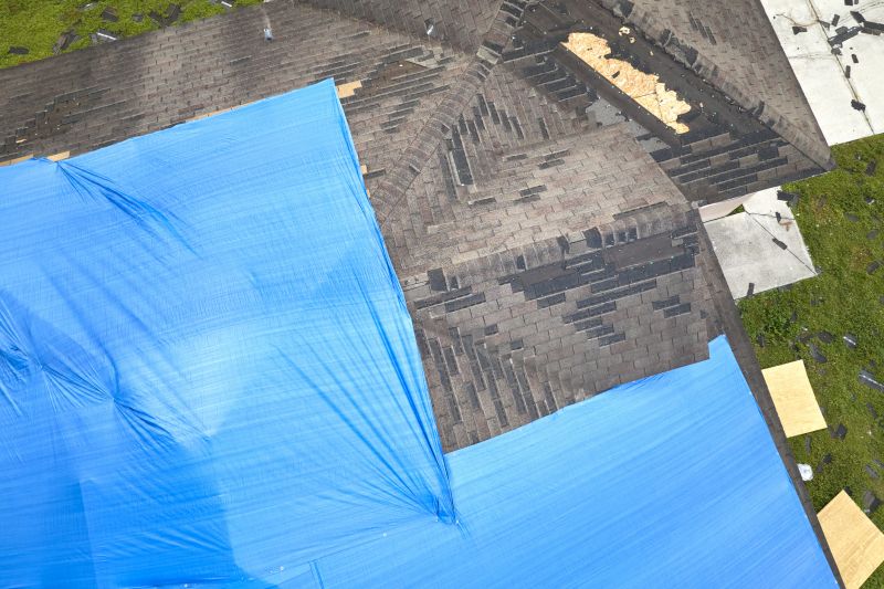 Storm Damage Roof Tarping in Xenia, OH