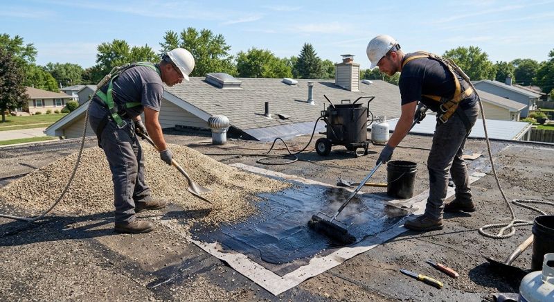 Tar And Gravel Roof Repair in New Carlisle, OH