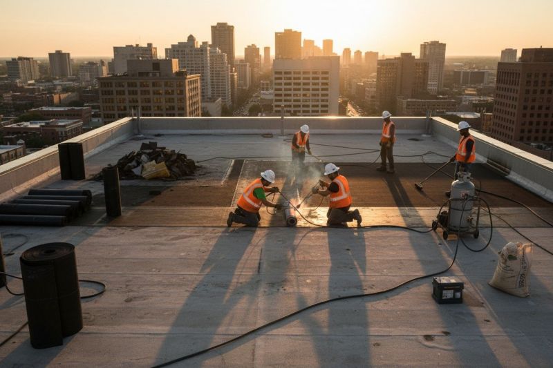 Tar Roof Replacement in Springfield, OH