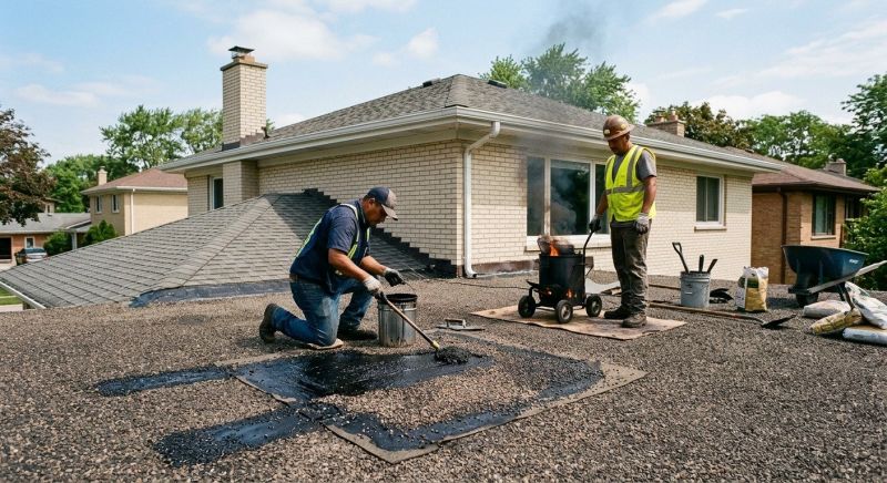 Tar Roofing Repair in Xenia, OH