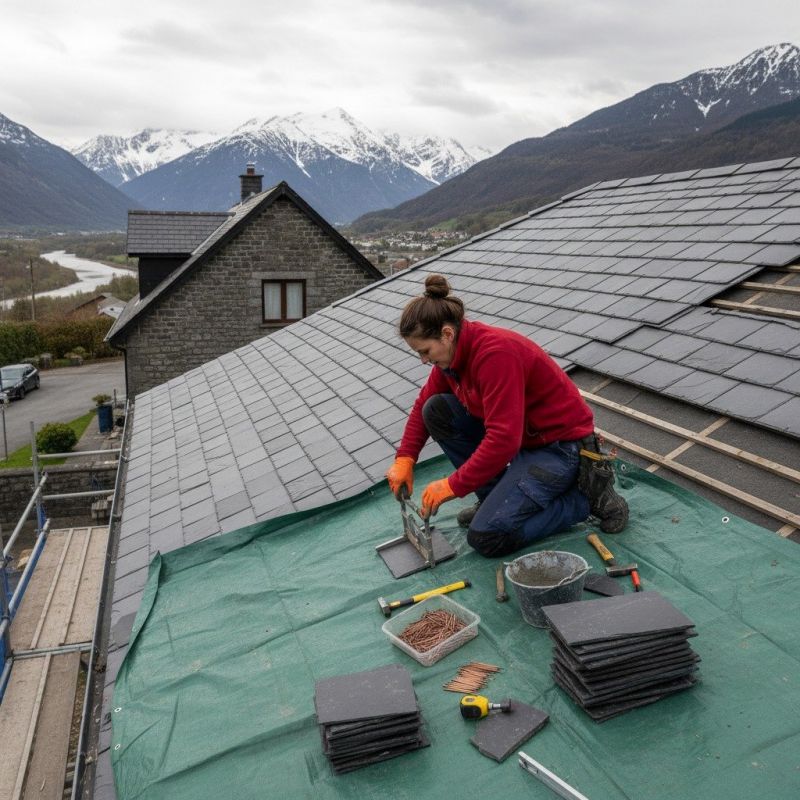 Tile Roof Repair in Jamestown, OH
