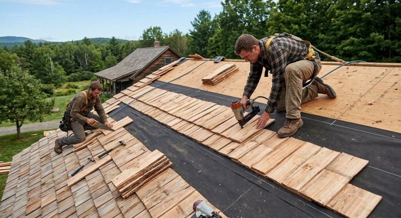Wood Roofing Installation in New Carlisle, OH