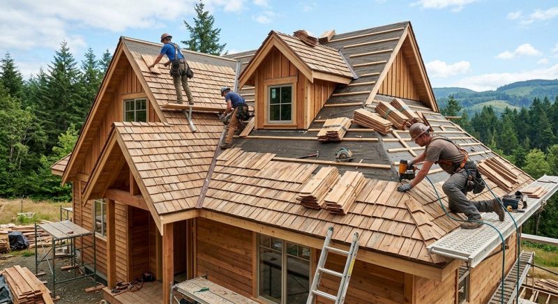 Wood Roofing Installation in New Lebanon, OH