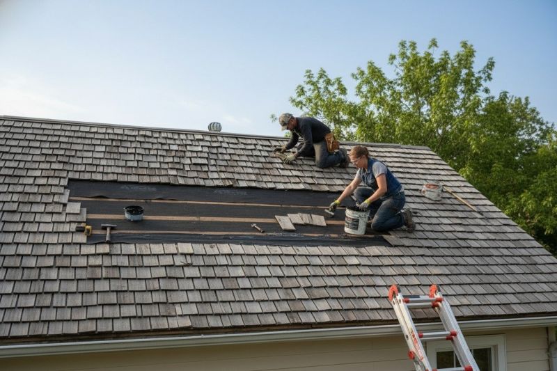 Wood Shake Roof Repair in New Carlisle, OH