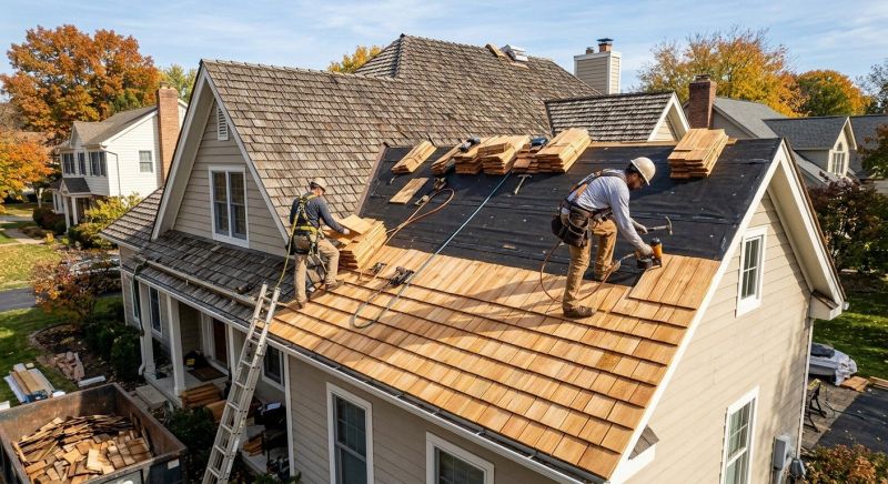 Wood Shake Roof Replacement in Dayton, OH