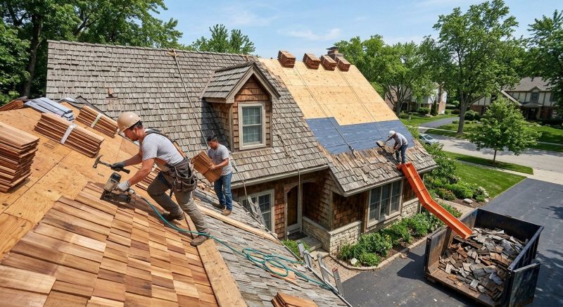 Wood Shake Roof Replacement in Lebanon, OH